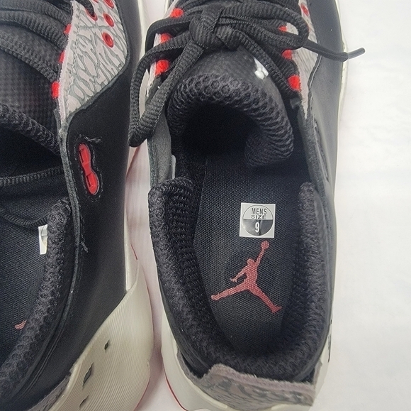 Nike Size 9 Air Jordan ADG 2 Spikeless Black Cement Golf Shoes CT7812-001 - Picture 5 of 8